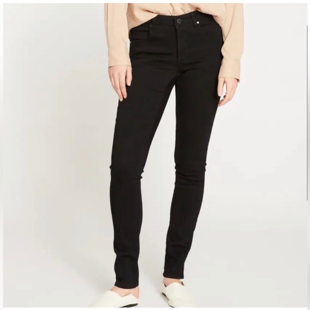 Universal Standard Women's Seine Black Skinny Jeans 00 high waist long